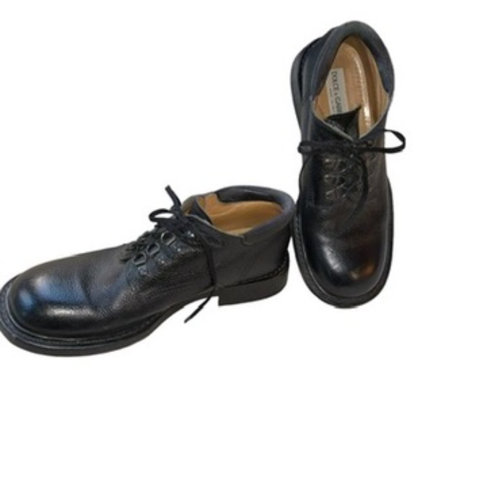 dolce & Gabbana italy vintage lace up short mens ankle boot 7